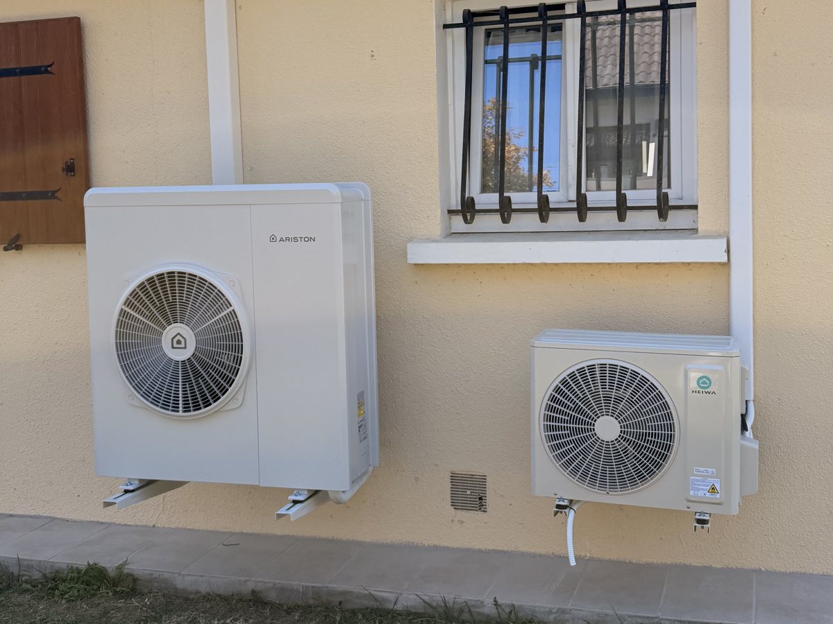 Installation pompe à chaleur air-eau et climatisation à Mazères-Lezons (64)