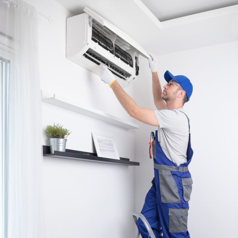 Installation climatisation par un professionnel